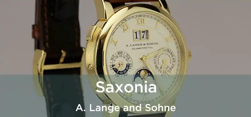  Saxonia A. Lange and Sohne